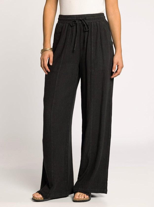 Solana Pants - Black Shadow