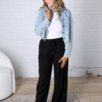 Soliel Crinkle Wide Leg Pants