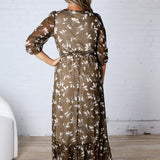 Soraya Waist Tie Maxi Dress