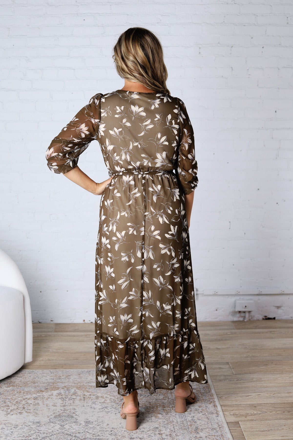 Soraya Waist Tie Maxi Dress