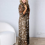 Soraya Waist Tie Maxi Dress