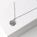 Sparrow Pendant Necklace - Silver - Baubles + Bobbies