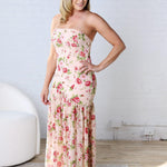 Sweet Emotion Strapless Drop Waist Maxi Dress