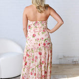 Sweet Emotion Strapless Drop Waist Maxi Dress