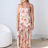 Sweet Emotion Strapless Drop Waist Maxi Dress