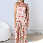 Sweet Emotion Strapless Drop Waist Maxi Dress