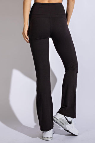 Tahlia Flared Butter Yoga Pants - Black
