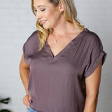 Taro Drop Sleeve Blouse - FINAL SALE