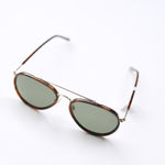Tatum Polarized Lens Sunglasses - Tortoise/Green