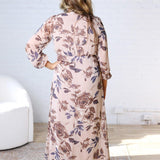 Tatum Surplice Long Sleeve Floral Maxi Dress