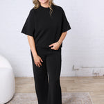 Tavyn Modal Luxe Short Sleeve Top - Black