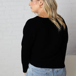 Tessa Boat Neck Sweater - Black