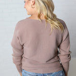 Tessa Boat Neck Sweater - Mocha