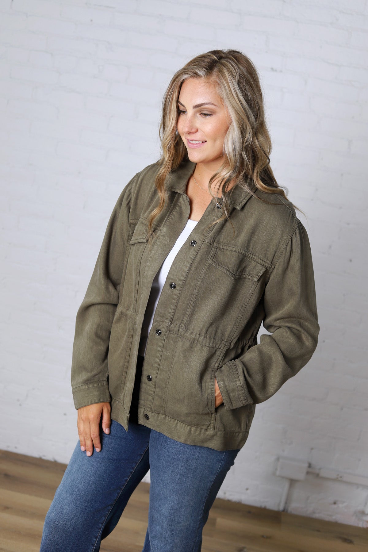 The Campbell Jacket - Green Olive