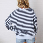The Everyday Striped Crew by Z Supply - Eclipse