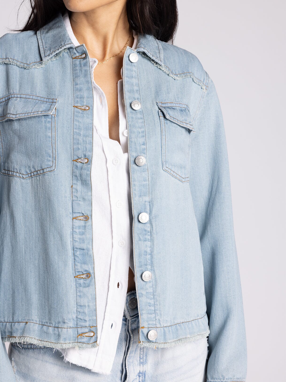 The Iris Jacket - Light Wash