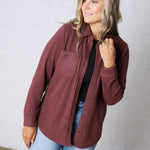 The Lewis Shirt - Burgundy Heather