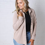 The Lewis Shirt - Soft Brown Heather