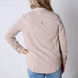 The Lewis Shirt - Soft Brown Heather