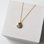 Tiny Flower Gold Charm Necklace