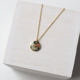 Tiny Flower Gold Charm Necklace