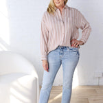 Tommi Oversize Stripe Linen Shirt