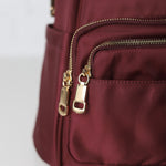 Tori Burgundy Backpack - FINAL SALE