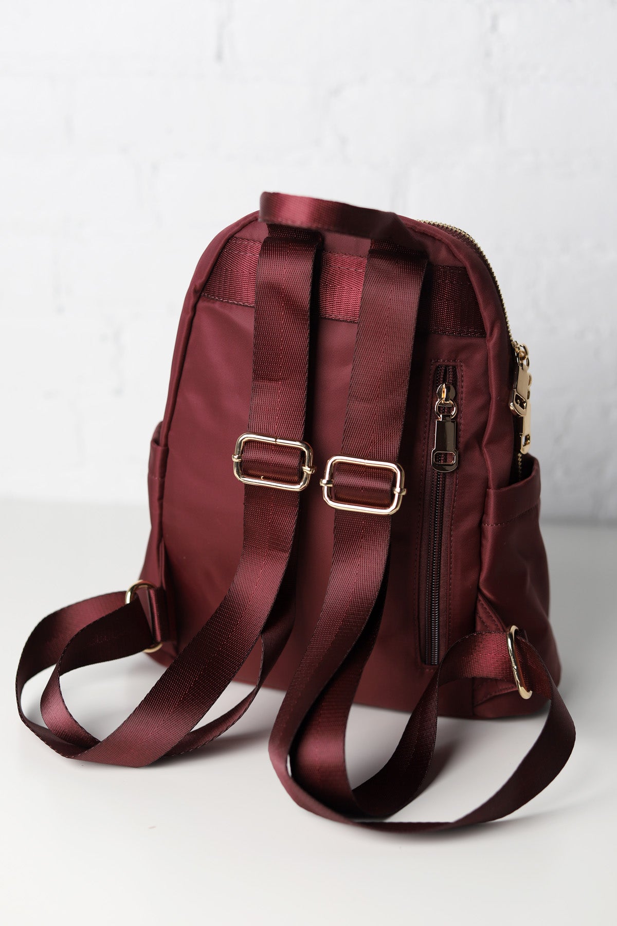 Tori Burgundy Backpack - FINAL SALE