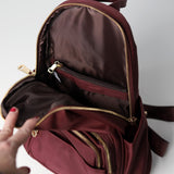 Tori Burgundy Backpack - FINAL SALE