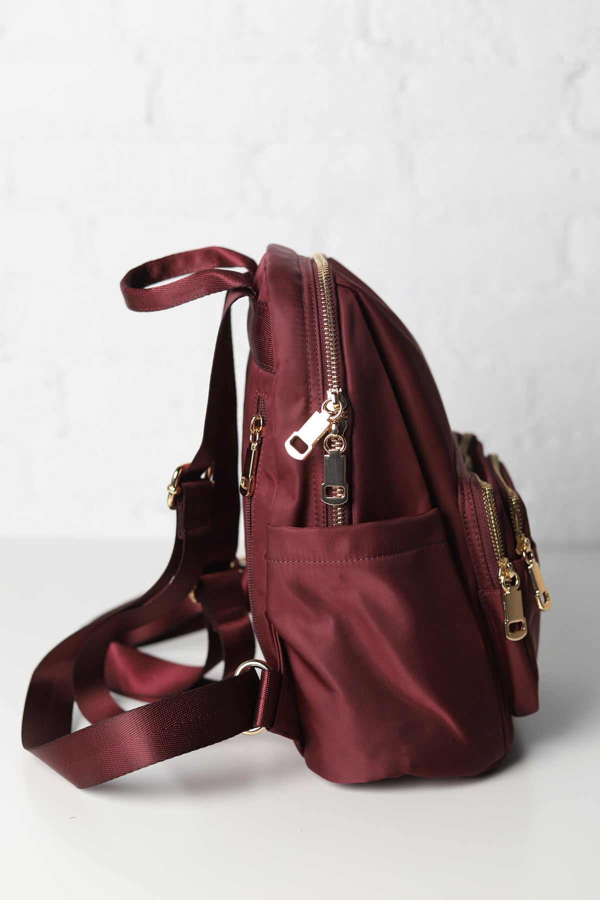 Tori Burgundy Backpack - FINAL SALE