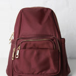 Tori Burgundy Backpack - FINAL SALE