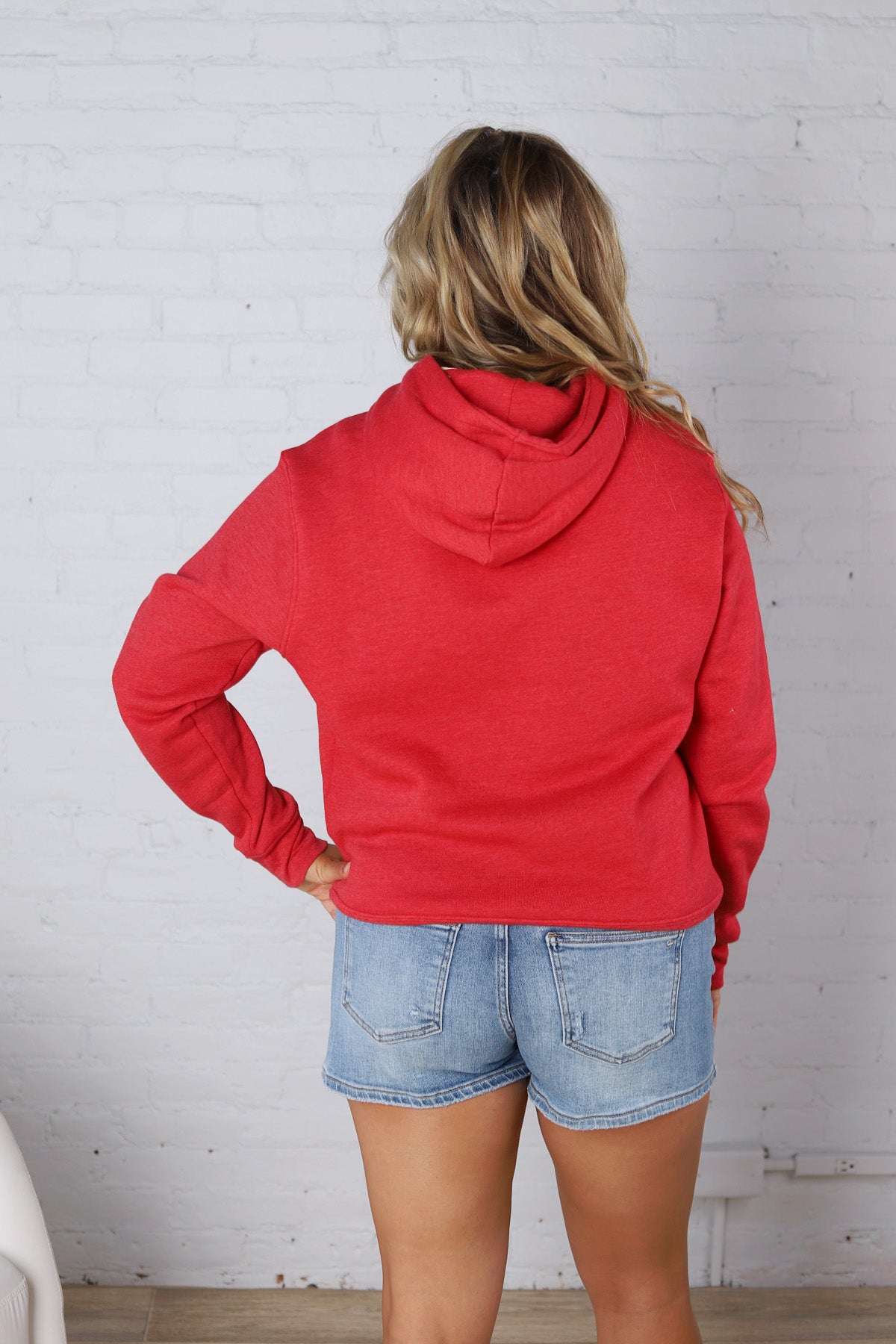 USA Est 1776 Sweatshirt - Cranberry Heather