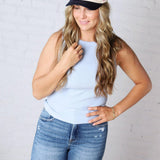 USA Vintage Trucker Hat - Blue