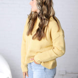 Vera Knit Crew Neck Sweater - Honey