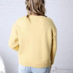 Vera Knit Crew Neck Sweater - Honey