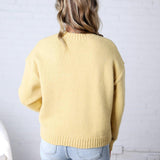 Vera Knit Crew Neck Sweater - Honey