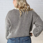 Verena Textured Stripe Detail Sweater