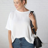 Veridian Short Sleeve Top - Off White