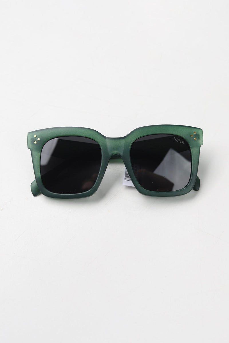 Waverly Sunglasses -Green/Smoke Polarized Lens
