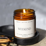 Weekend Soy Candle 9 oz. - Amber Jar
