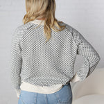 Willa Crew Neck Sweater - Charcoal