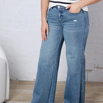 Willa Mid Rise WL Vintage Wash Denim - Vintage Blue
