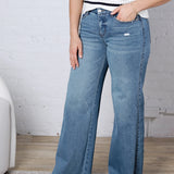 Willa Mid Rise WL Vintage Wash Denim - Vintage Blue
