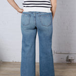 Willa Mid Rise WL Vintage Wash Denim - Vintage Blue