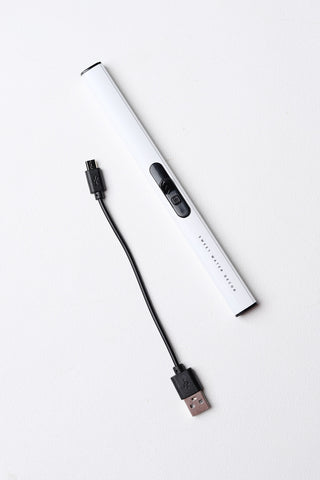 Winter White Electric Lighter - Rechargeable