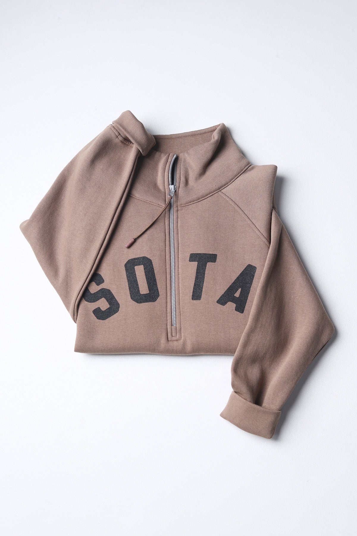Women's Lila 1/2 Zip Sweatshirt - Brown Sugar