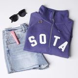 Women's Lila 1/2 Zip Sweatshirt - Future Dusk