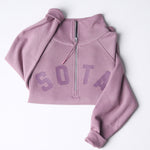 Women's Lila 1/2 Zip Sweatshirt - Lavender Haze