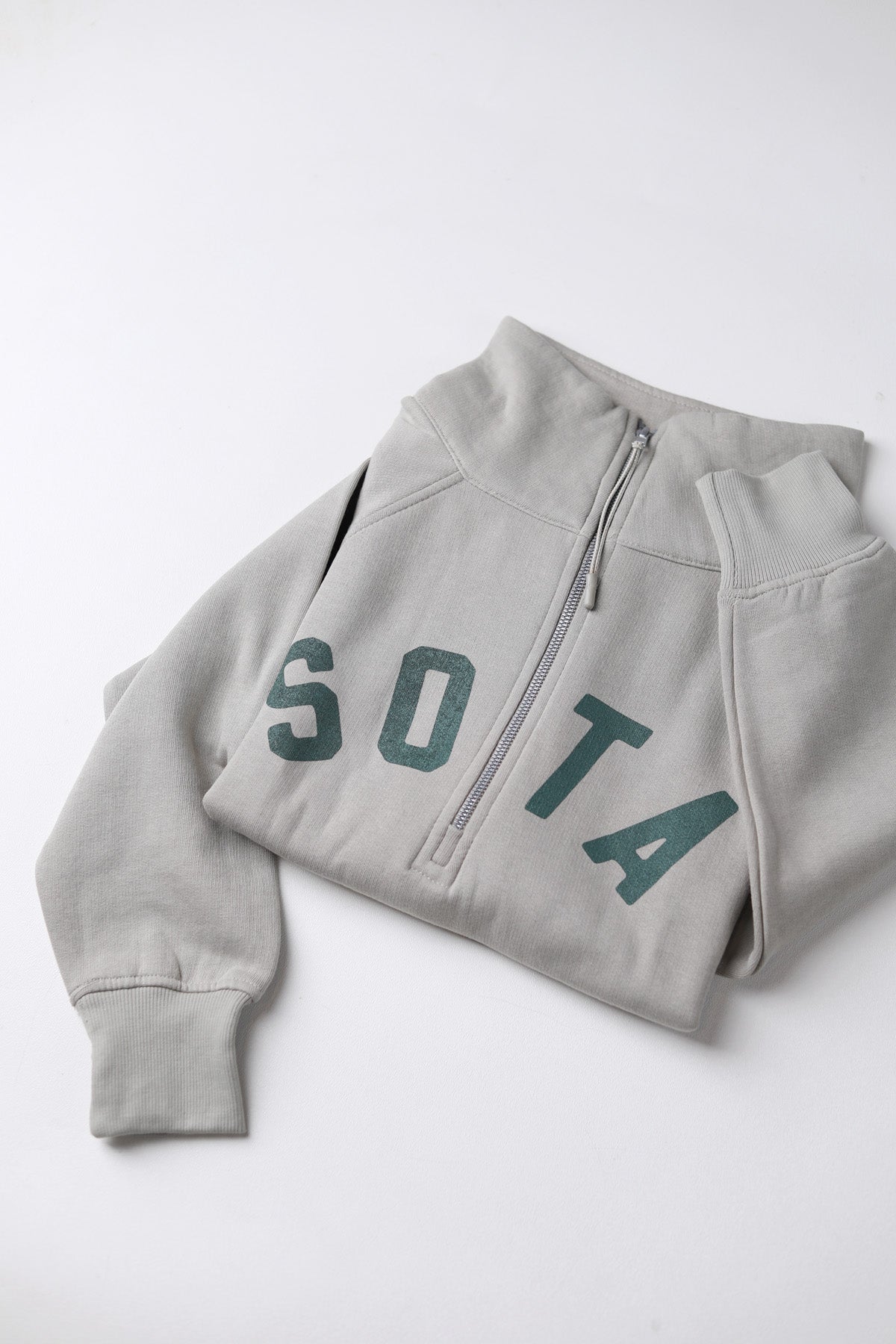 Women's Lila 1/2 Zip Sweatshirt - Olive/Dark Green