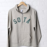 Women's Lila 1/2 Zip Sweatshirt - Olive/Dark Green